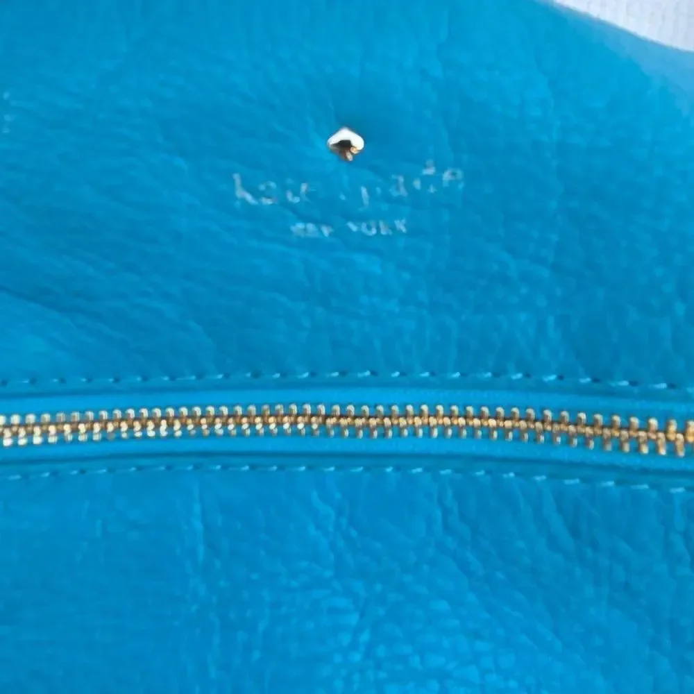 Kate spade blue leather crossbody